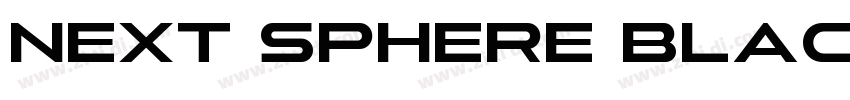 Next Sphere Black字体转换